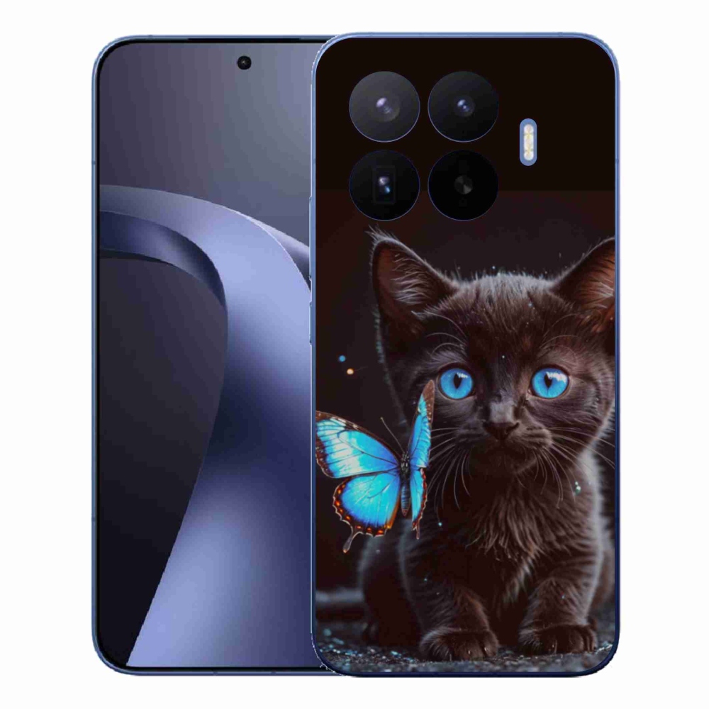 Gelový kryt mmCase na Xiaomi 17T Pro - černé kotě 3