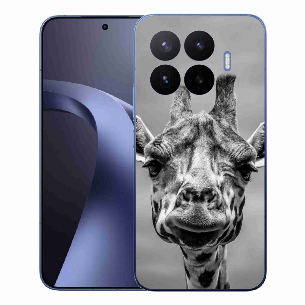 Gelový kryt mmCase na Xiaomi 17T Pro - černobílá žirafa
