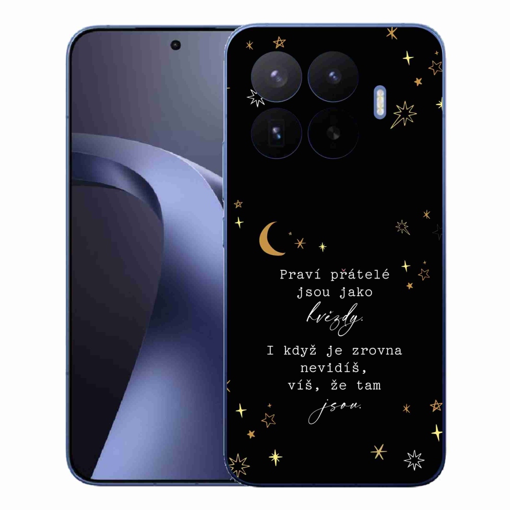 Gelový kryt mmCase na Xiaomi 17T Pro - citát 6 černé pozadí
