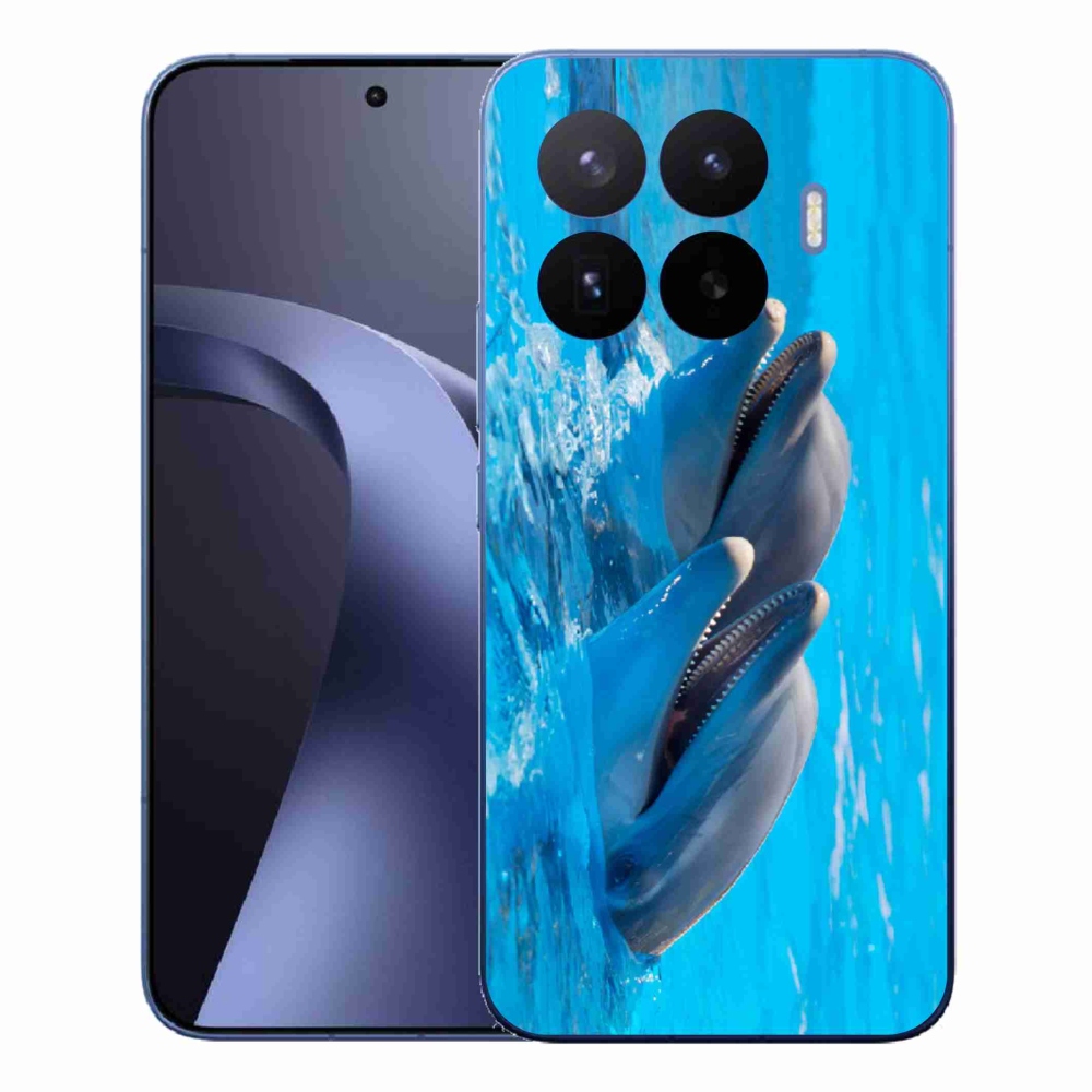 Gelový kryt mmCase na Xiaomi 17T Pro - delfíni