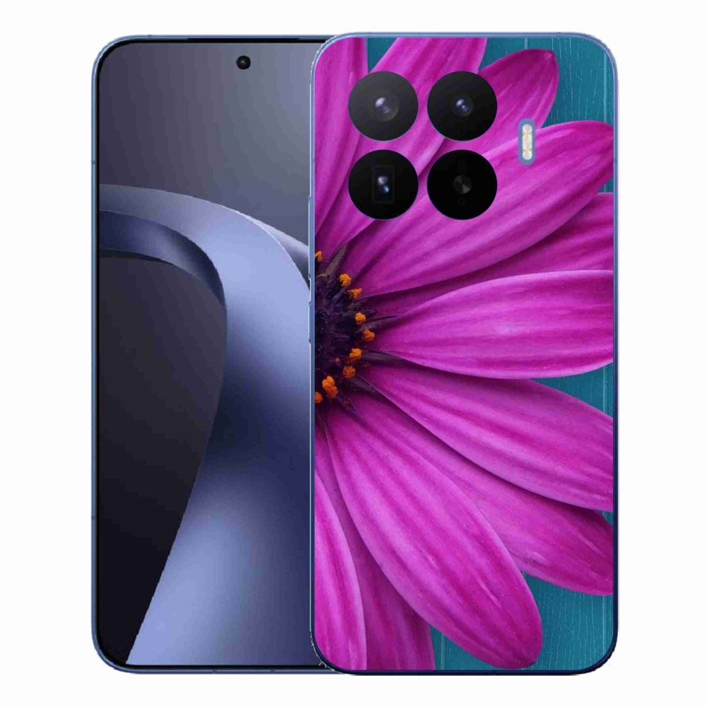 Gelový kryt mmCase na Xiaomi 17T Pro - fialová kopretina