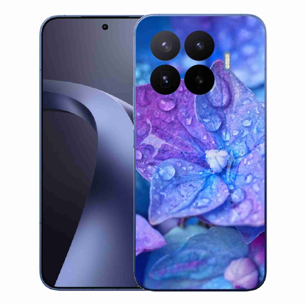 Gelový kryt mmCase na Xiaomi 17T Pro - fialový květ
