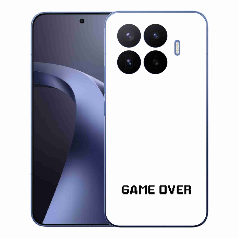 Gelový kryt mmCase na Xiaomi 17T Pro - game over bílé pozadí