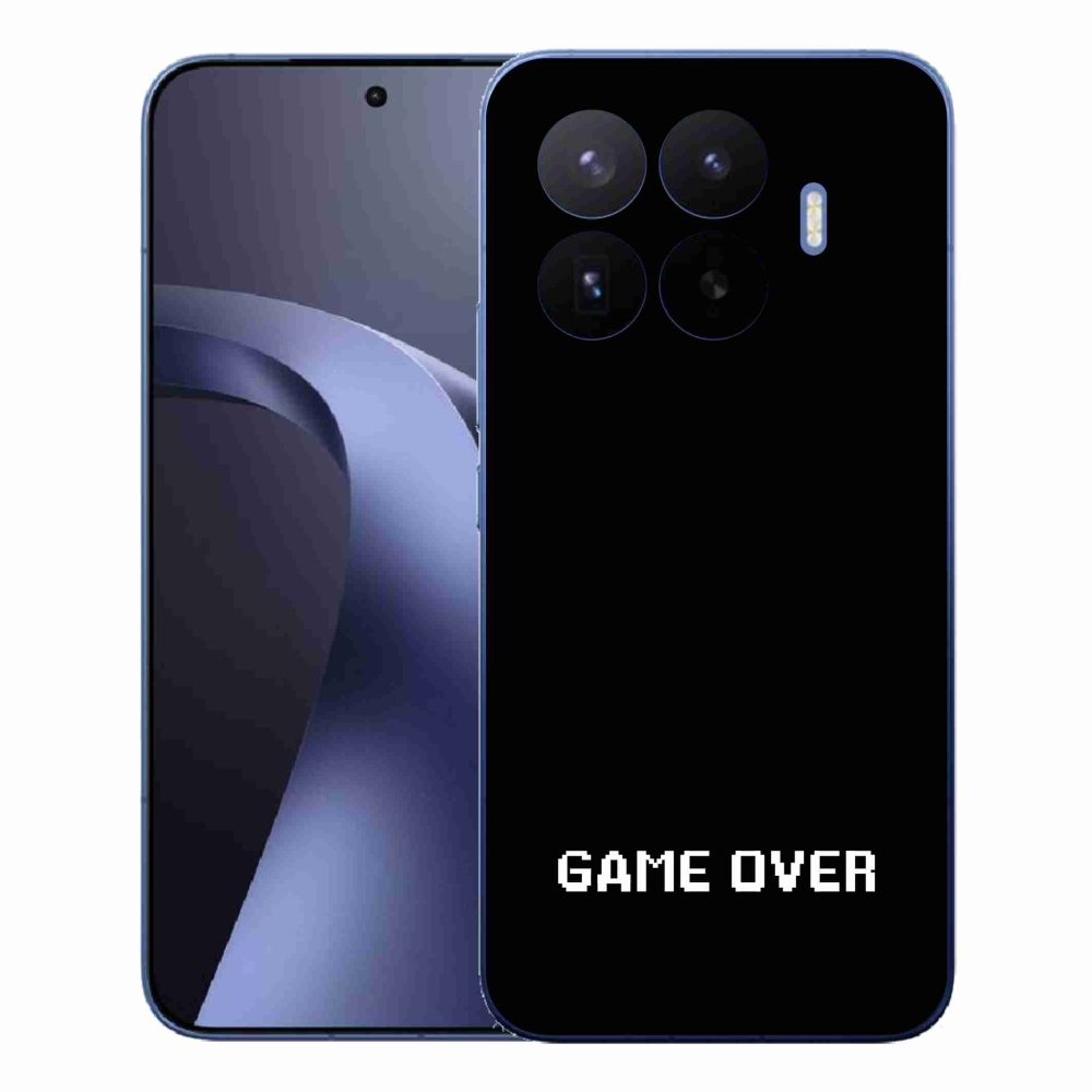 Gelový kryt mmCase na Xiaomi 17T Pro - game over černé pozadí