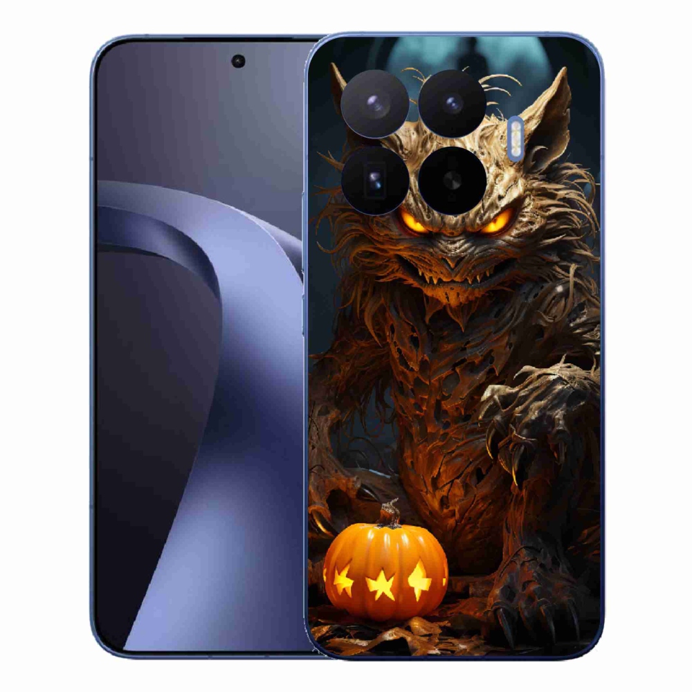 Gelový kryt mmCase na Xiaomi 17T Pro - halloweenská příšera