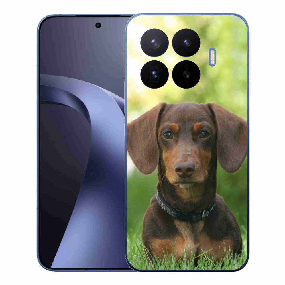 Gelový kryt mmCase na Xiaomi 17T Pro - hnědý jezevčík