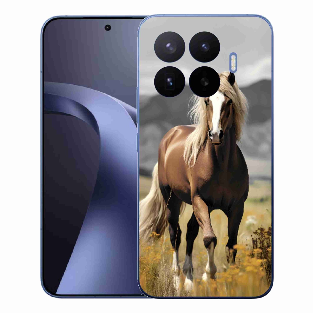 Gelový kryt mmCase na Xiaomi 17T Pro - hnědý kůň 1