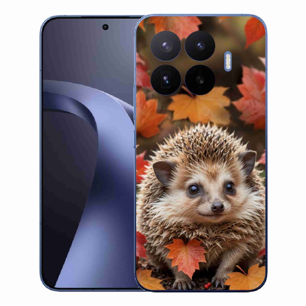 Gelový kryt mmCase na Xiaomi 17T Pro - ježek v listí