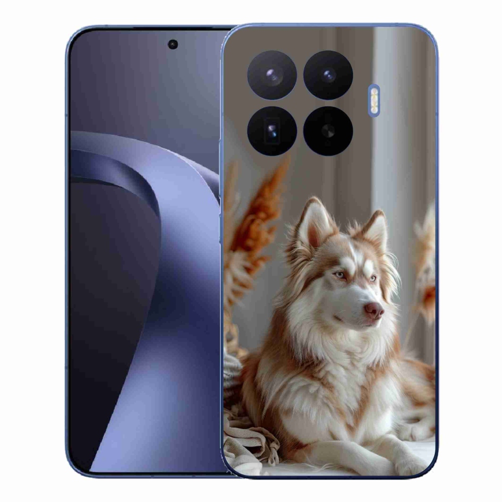 Gelový kryt mmCase na Xiaomi 17T Pro - klidný sibiřský husky