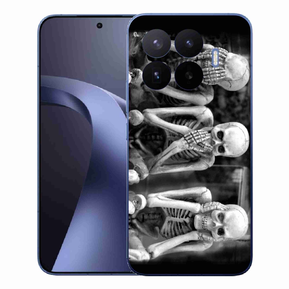 Gelový kryt mmCase na Xiaomi 17T Pro - kostlivci
