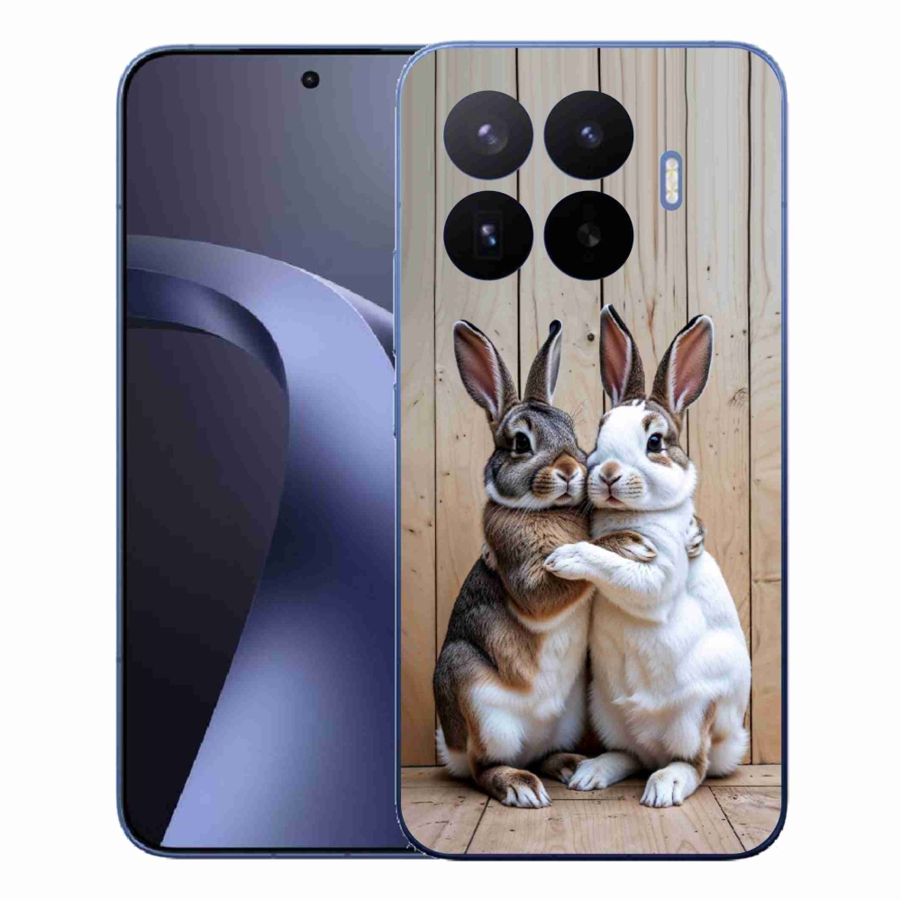Gelový kryt mmCase na Xiaomi 17T Pro - králičí pár