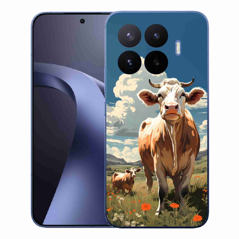 Gelový kryt mmCase na Xiaomi 17T Pro - krávy na louce
