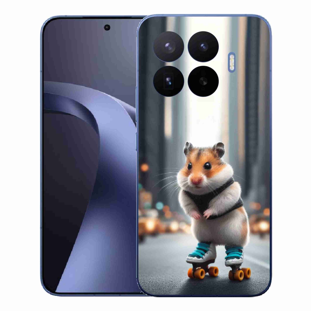 Gelový kryt mmCase na Xiaomi 17T Pro - křeček na bruslích