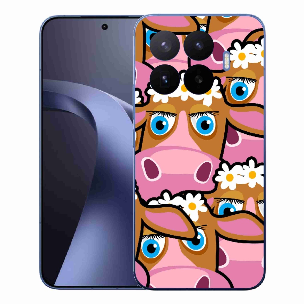 Gelový kryt mmCase na Xiaomi 17T Pro - kreslené kravičky