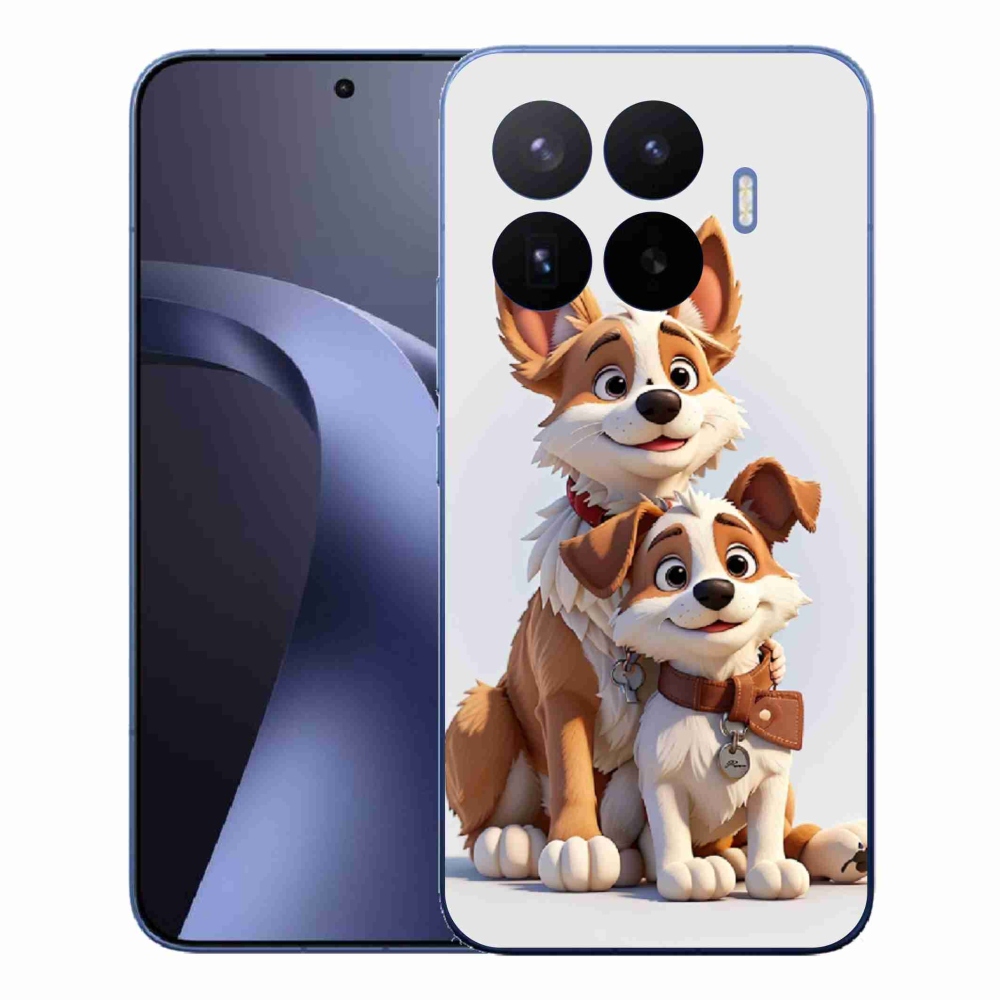 Gelový kryt mmCase na Xiaomi 17T Pro - kreslení psi