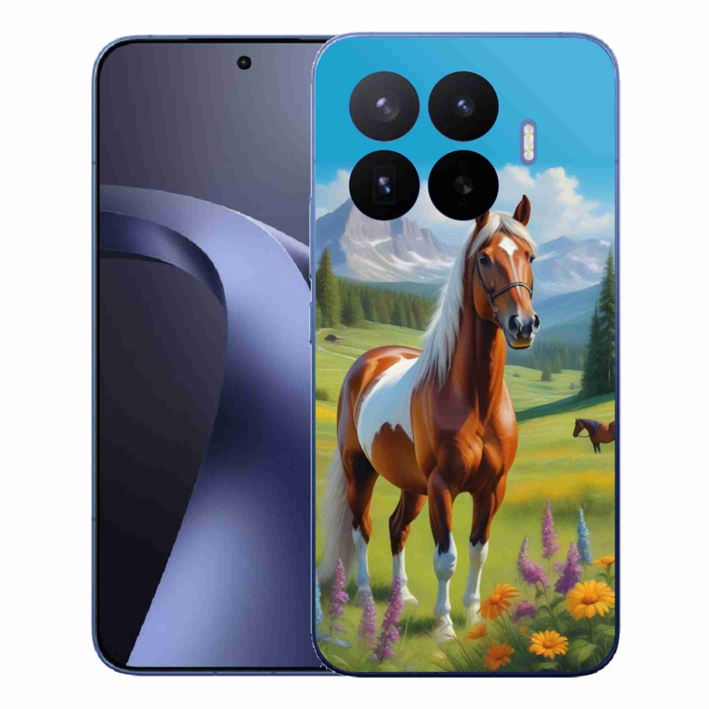 Gelový kryt mmCase na Xiaomi 17T Pro - kůň na louce