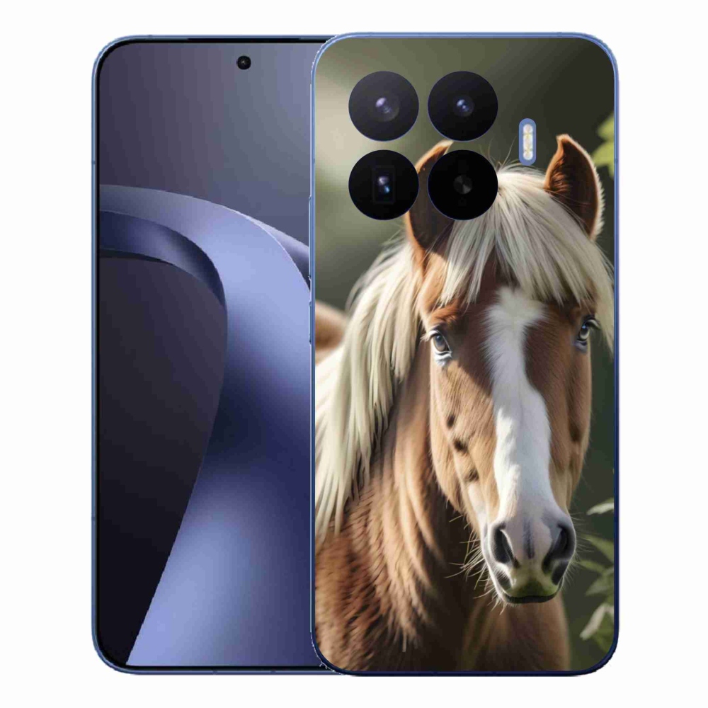 Gelový kryt mmCase na Xiaomi 17T Pro - kůň se světlou hřívou