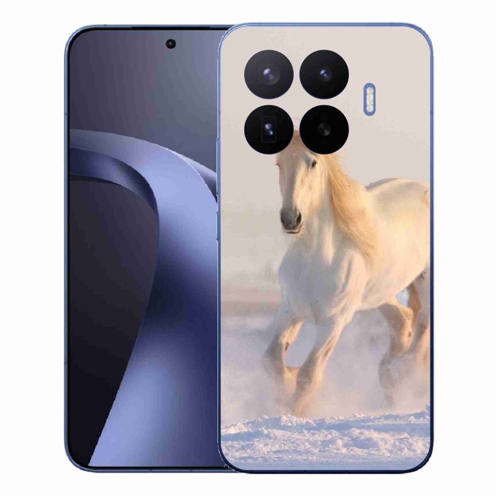 Gelový kryt mmCase na Xiaomi 17T Pro - kůň ve sněhu