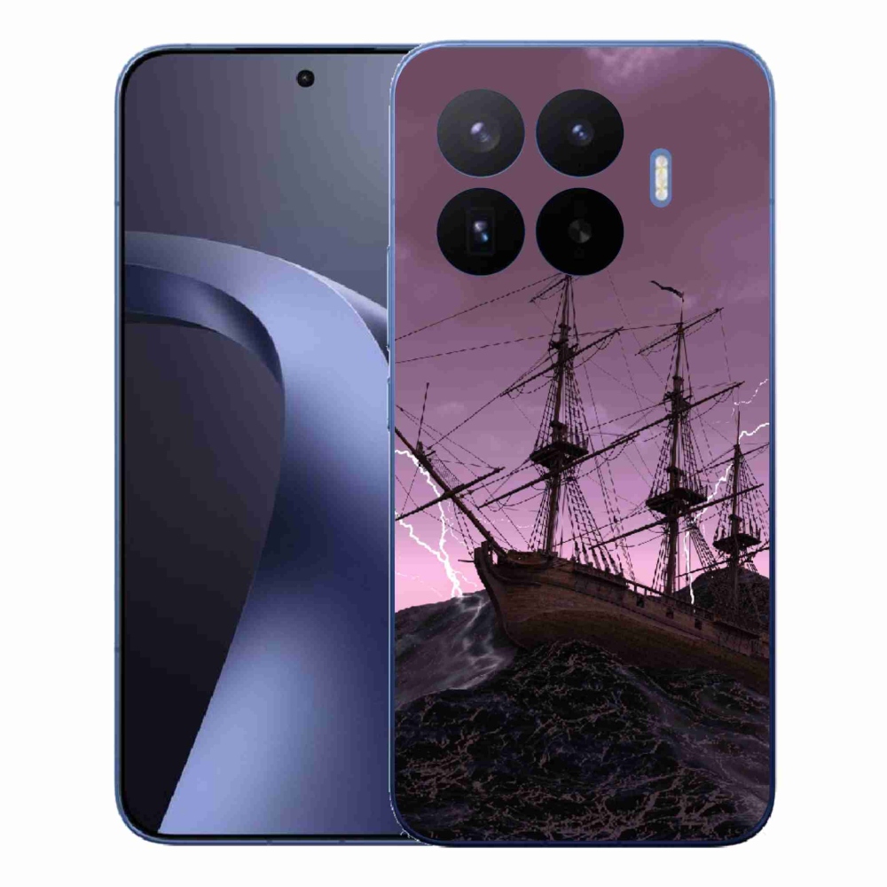 Gelový kryt mmCase na Xiaomi 17T Pro - loď v bouři