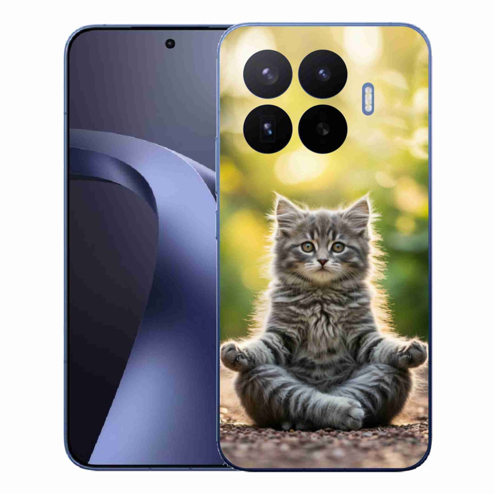 Gelový kryt mmCase na Xiaomi 17T Pro - meditující kotě