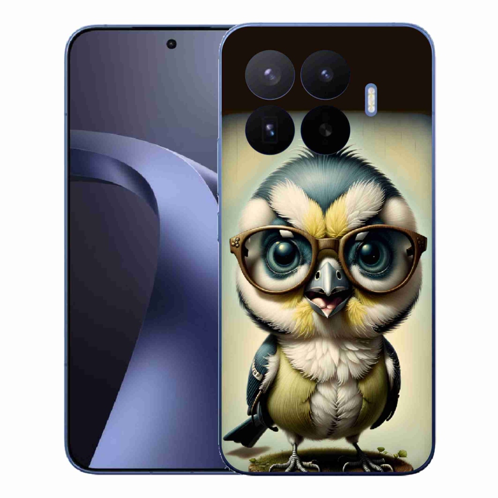 Gelový kryt mmCase na Xiaomi 17T Pro - mládě s brýlemi