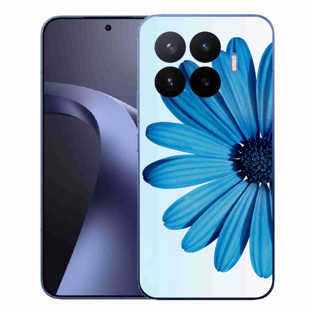 Gelový kryt mmCase na Xiaomi 17T Pro - modrá kopretina