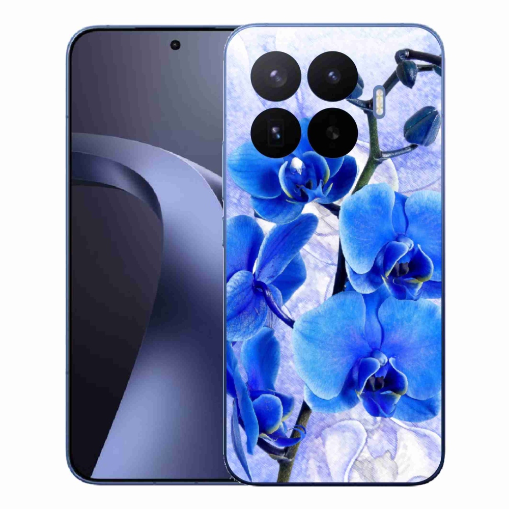 Gelový kryt mmCase na Xiaomi 17T Pro - modré květy