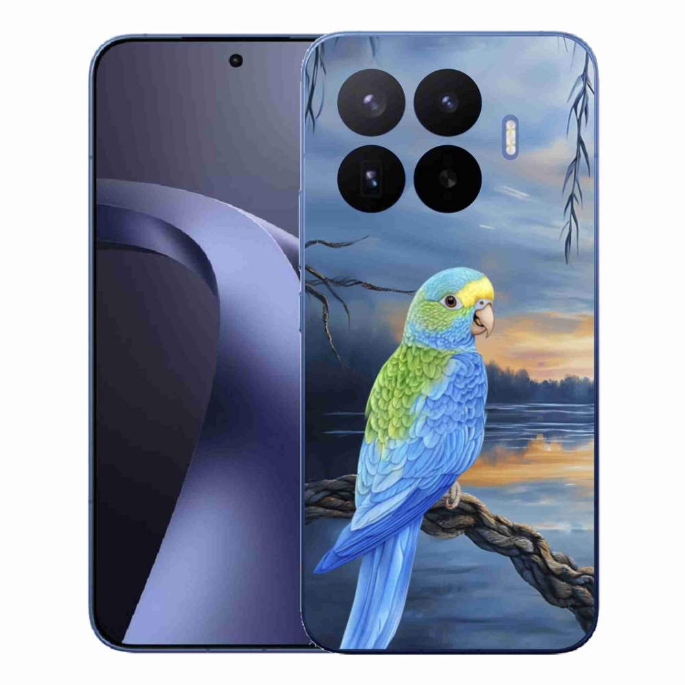 Gelový kryt mmCase na Xiaomi 17T Pro - modrý papoušek