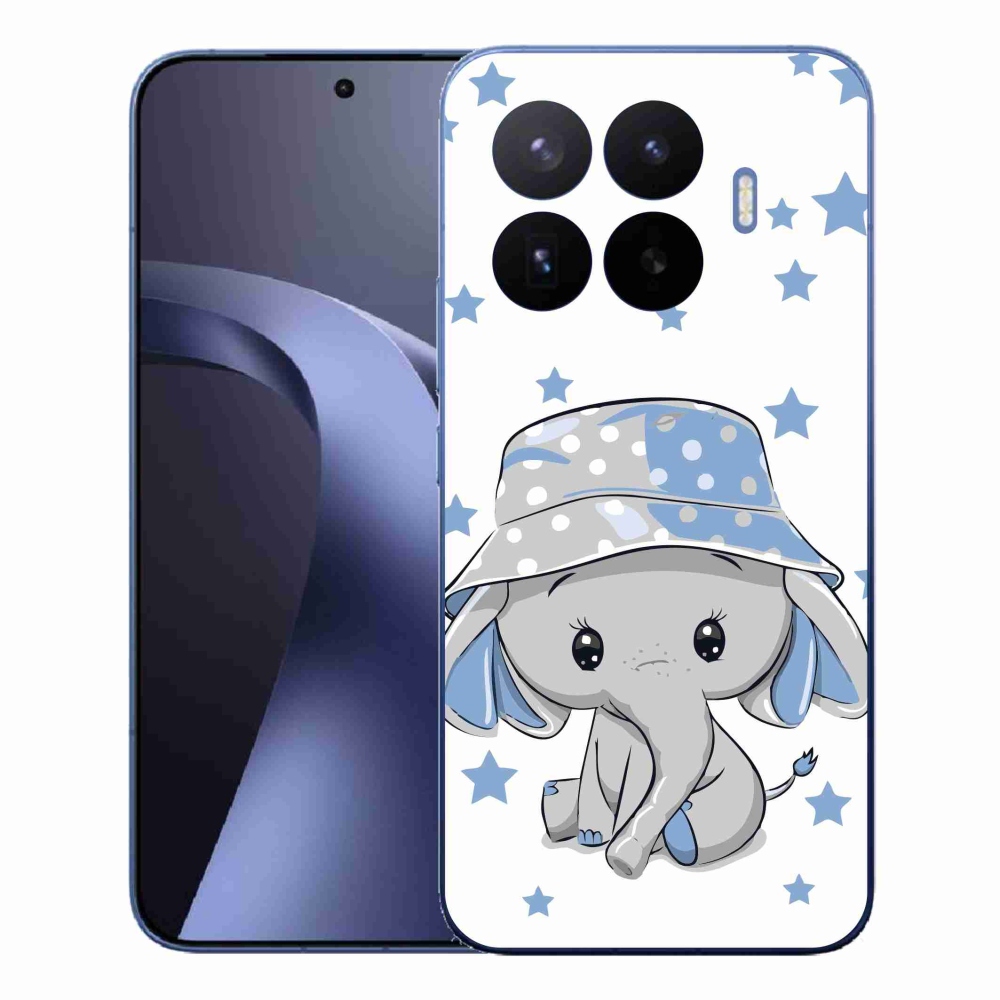 Gelový kryt mmCase na Xiaomi 17T Pro - modrý slon