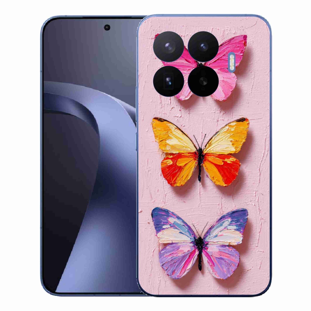 Gelový kryt mmCase na Xiaomi 17T Pro - motýlí trojice
