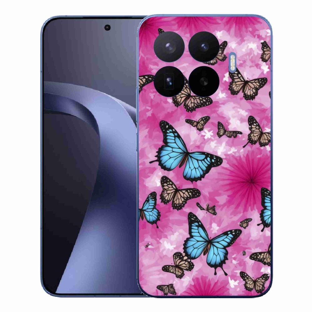Gelový kryt mmCase na Xiaomi 17T Pro - motýlí zahrada