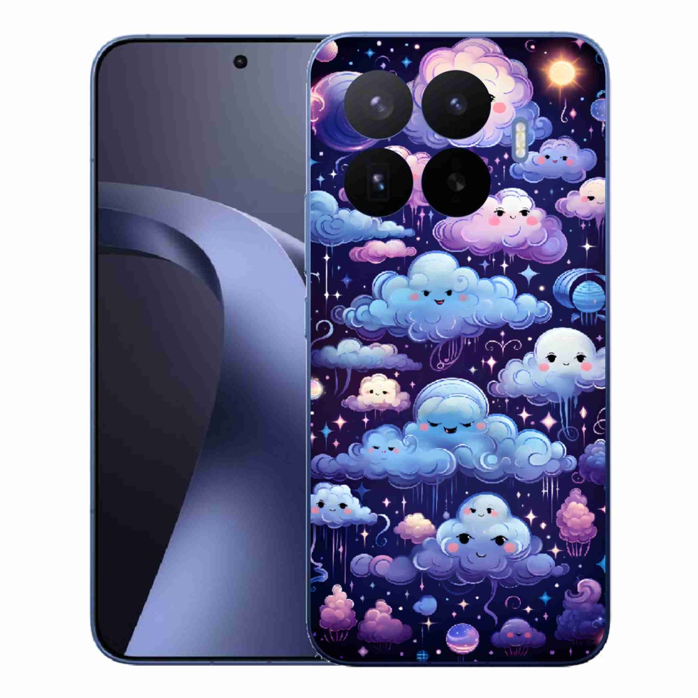 Gelový kryt mmCase na Xiaomi 17T Pro - mráčky