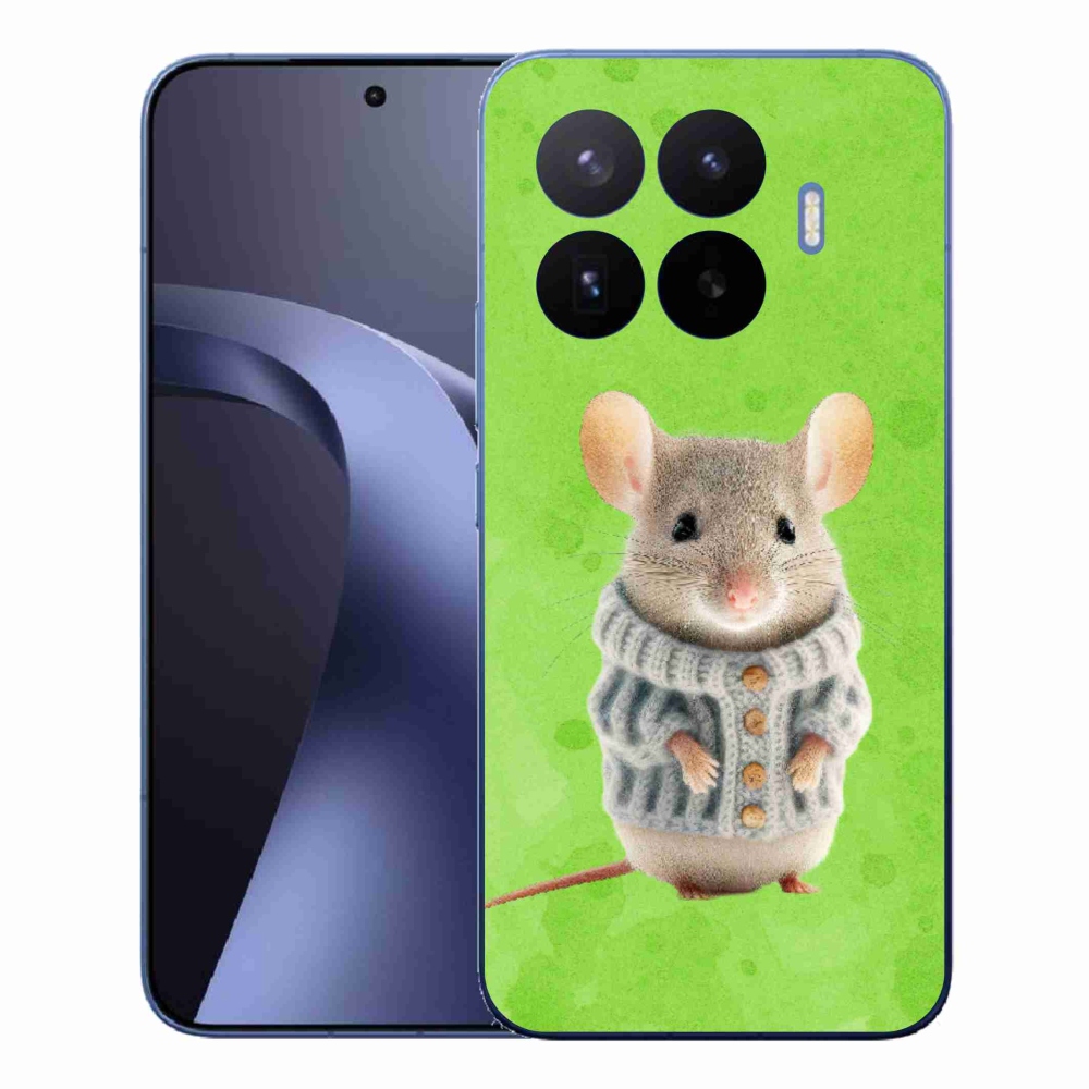 Gelový kryt mmCase na Xiaomi 17T Pro - myška ve svetru