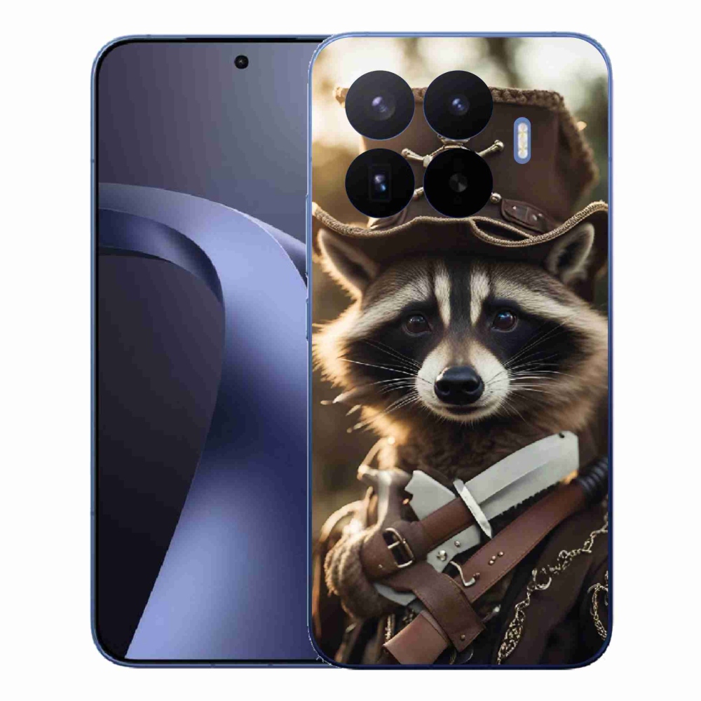 Gelový kryt mmCase na Xiaomi 17T Pro - mýval v uniformě