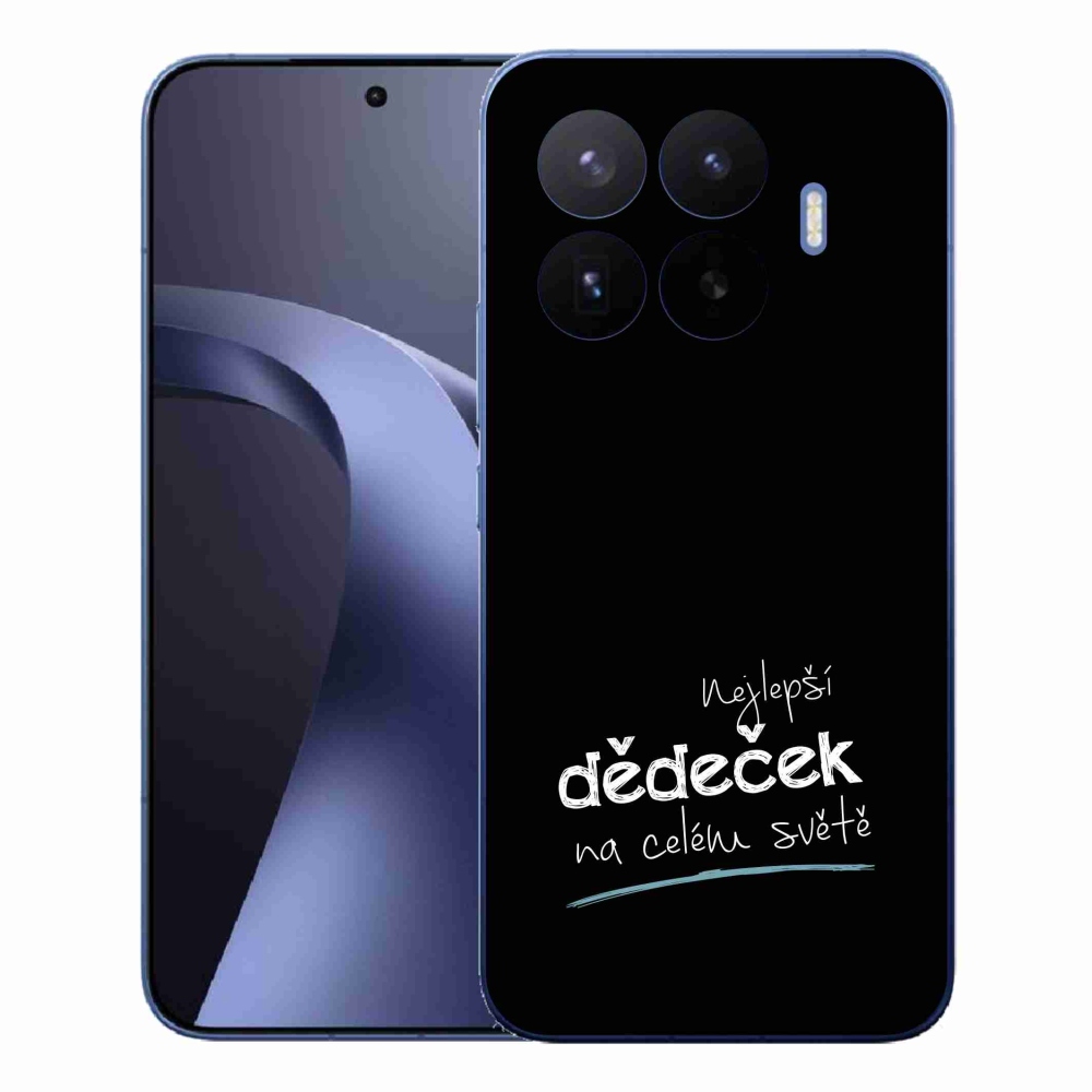 Gelový kryt mmCase na Xiaomi 17T Pro - nejlepší dědeček 3 černé pozadí
