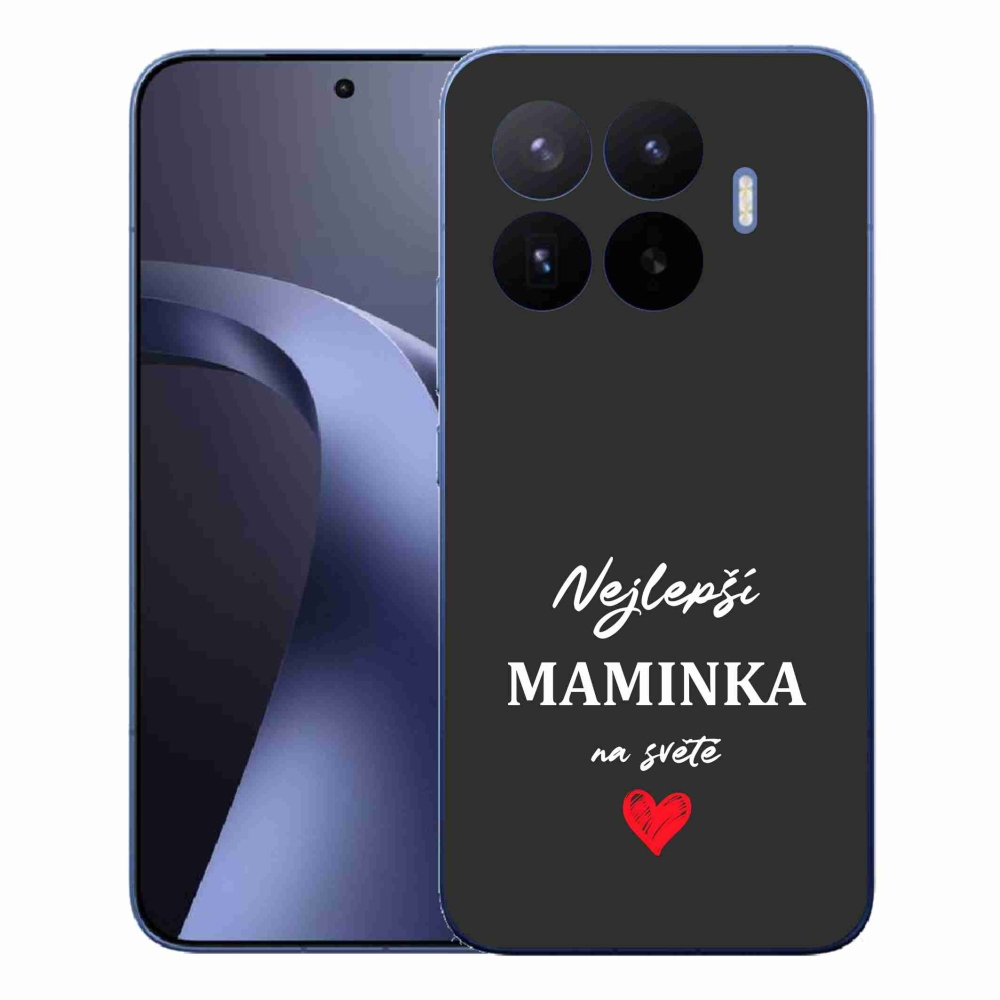 Gelový kryt mmCase na Xiaomi 17T Pro - nejlepší maminka 1 černé pozadí