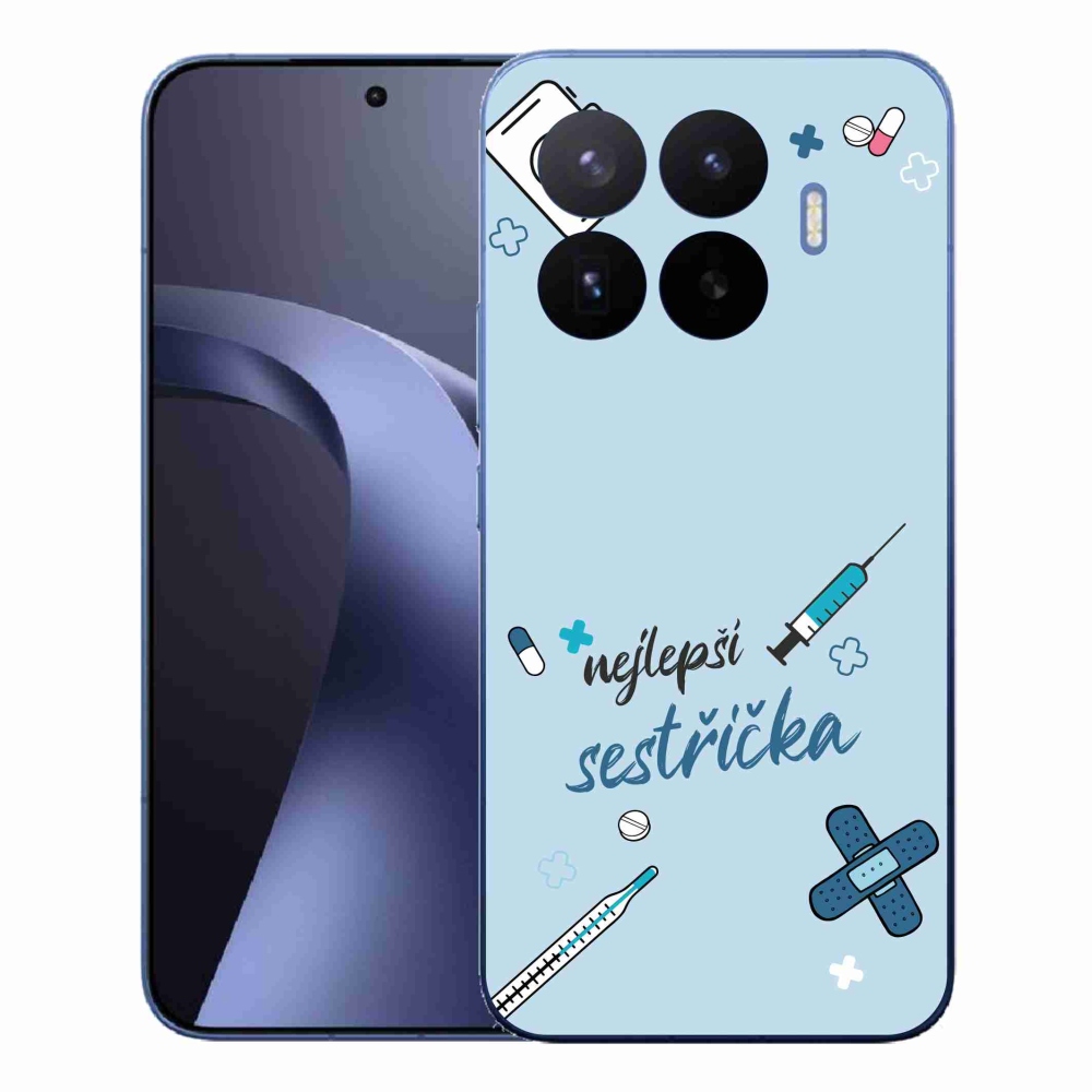 Gelový kryt mmCase na Xiaomi 17T Pro - nejlepší sestřička modré pozadí