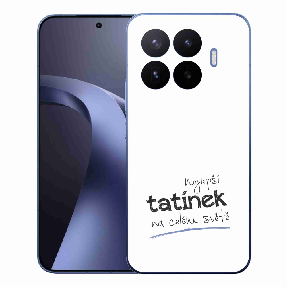 Gelový kryt mmCase na Xiaomi 17T Pro - nejlepší tatínek 4 bílé pozadí