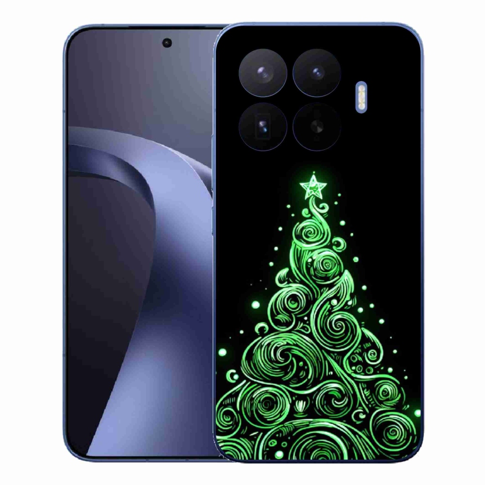Gelový kryt mmCase na Xiaomi 17T Pro - neonový vánoční stromek 3