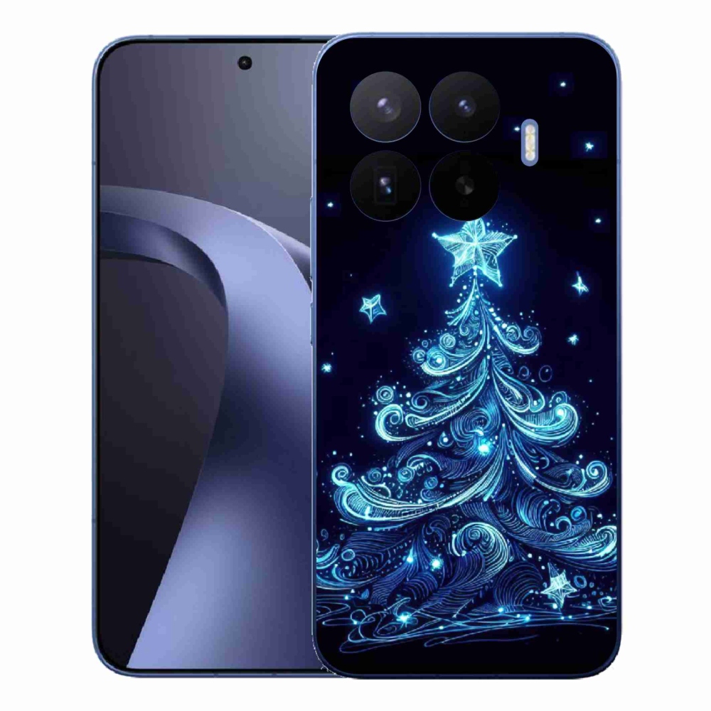 Gelový kryt mmCase na Xiaomi 17T Pro - neonový vánoční stromek 4