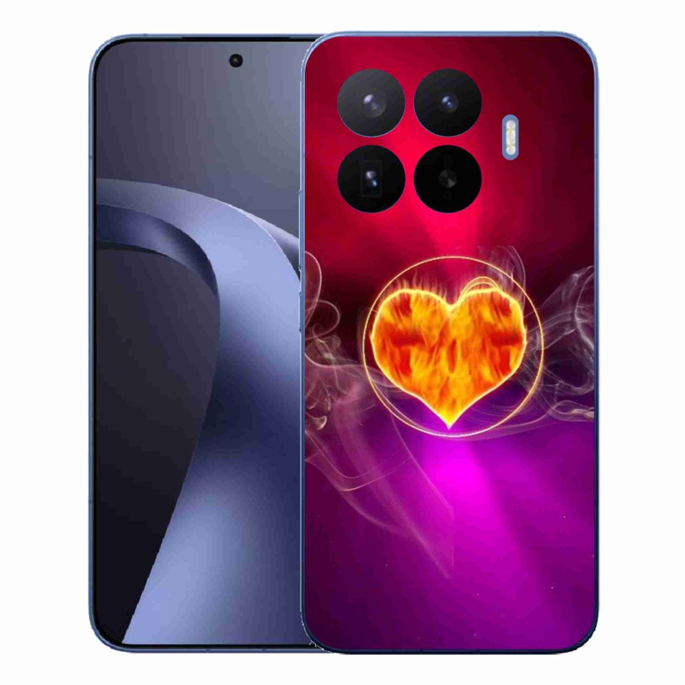 Gelový kryt mmCase na Xiaomi 17T Pro - ohnivé srdce