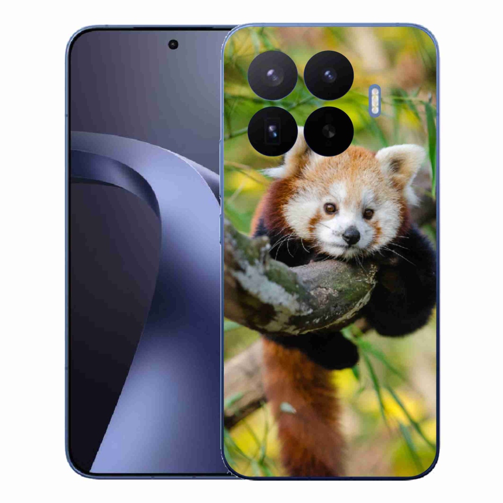 Gelový kryt mmCase na Xiaomi 17T Pro - panda červená