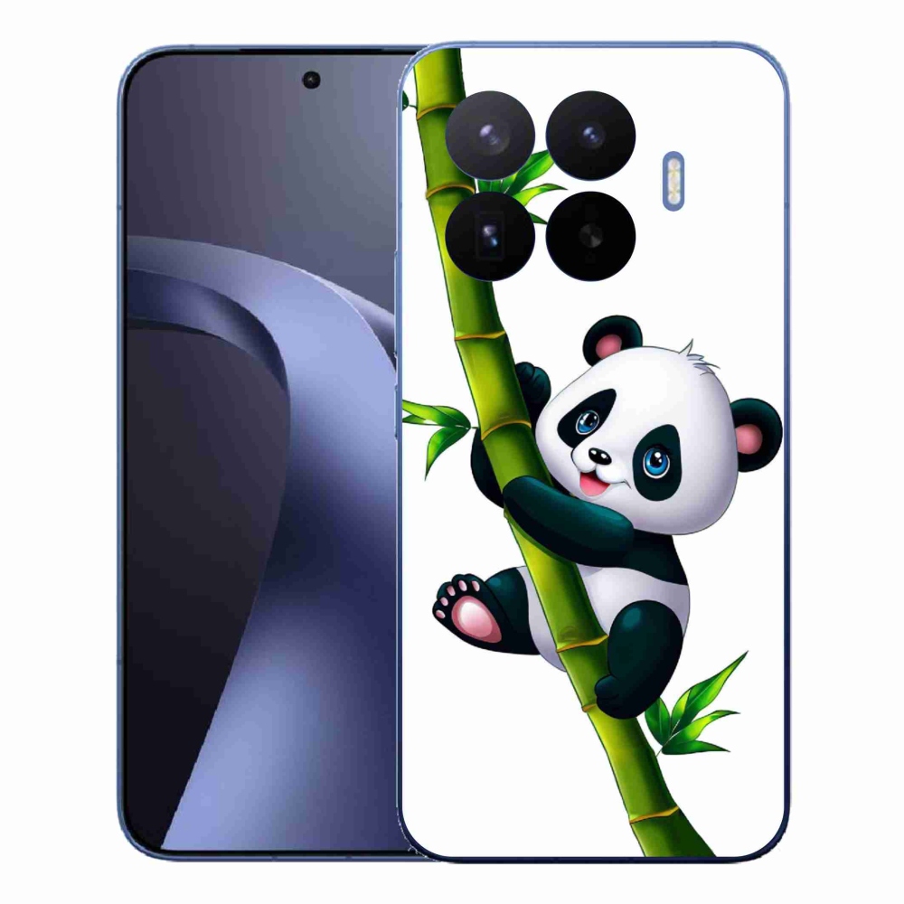 Gelový kryt mmCase na Xiaomi 17T Pro - panda na bambusu