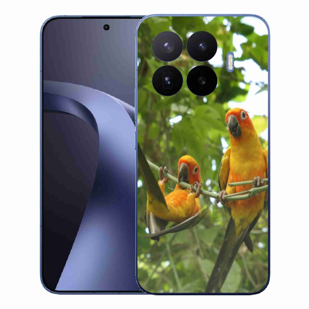 Gelový kryt mmCase na Xiaomi 17T Pro - papoušci aratingy