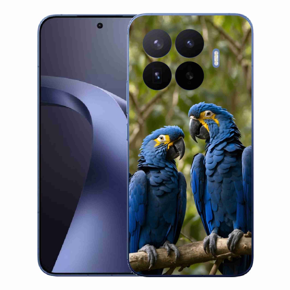 Gelový kryt mmCase na Xiaomi 17T Pro - papouščí duo