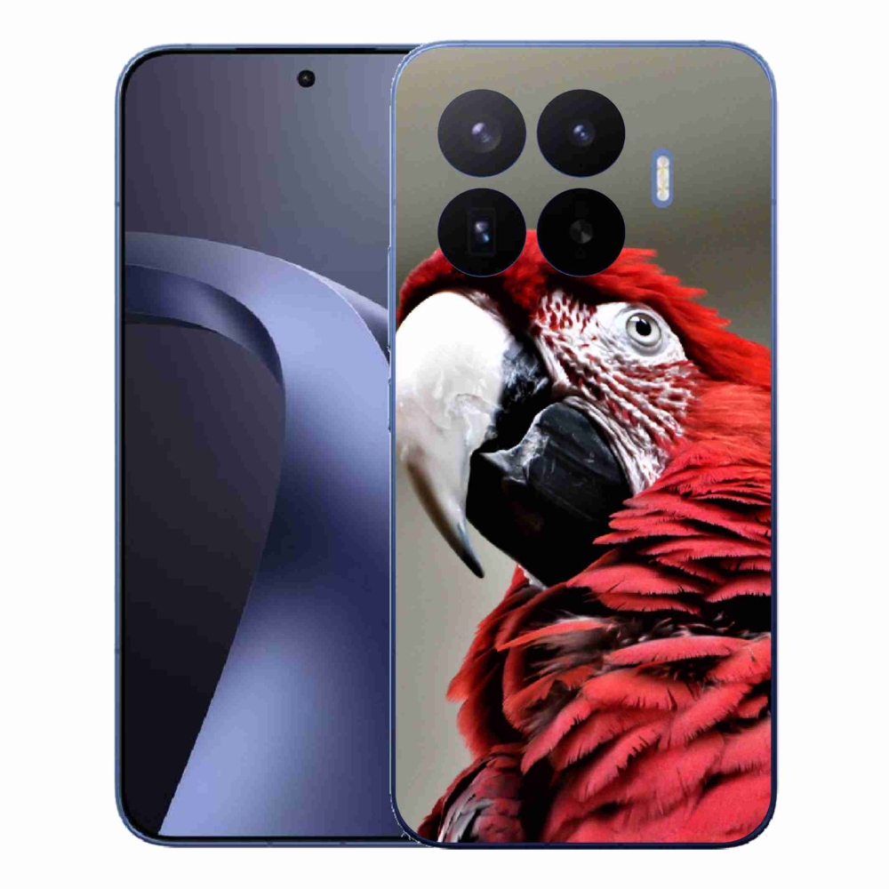 Gelový kryt mmCase na Xiaomi 17T Pro - papoušek ara červený