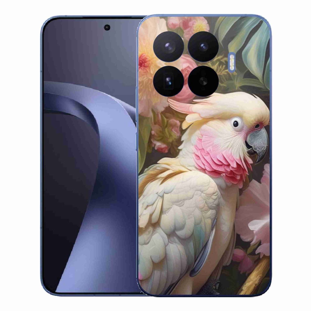 Gelový kryt mmCase na Xiaomi 17T Pro - papoušek kakadu růžový 2
