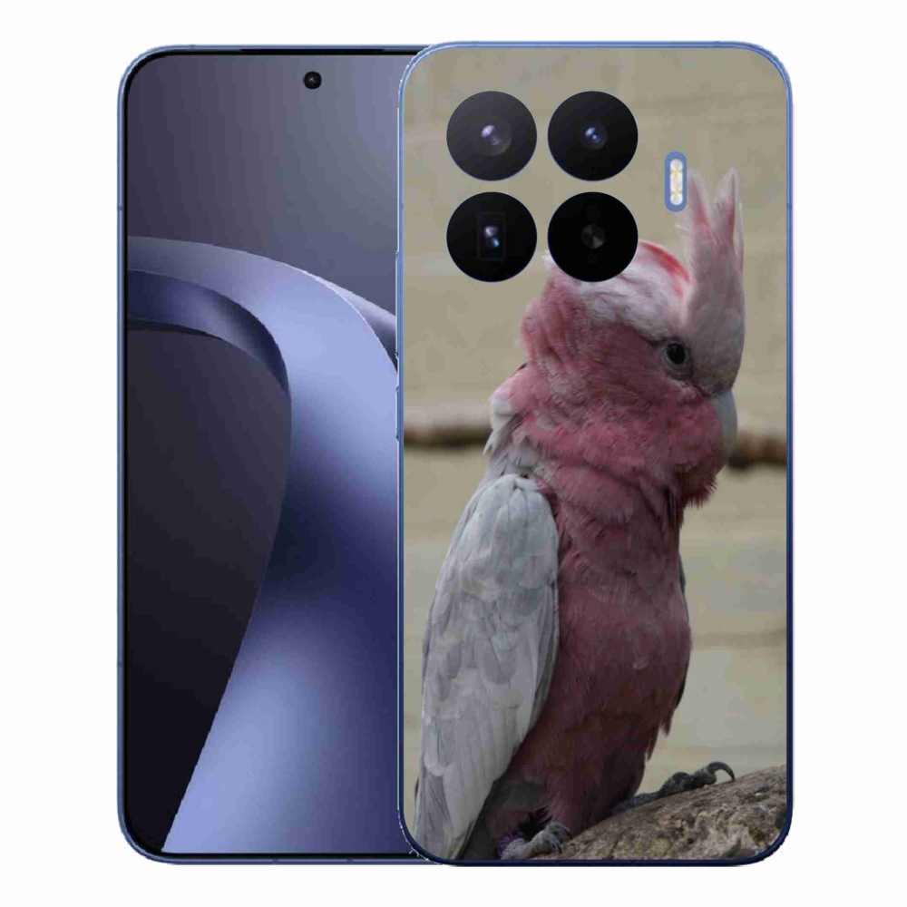 Gelový kryt mmCase na Xiaomi 17T Pro - papoušek kakadu růžový