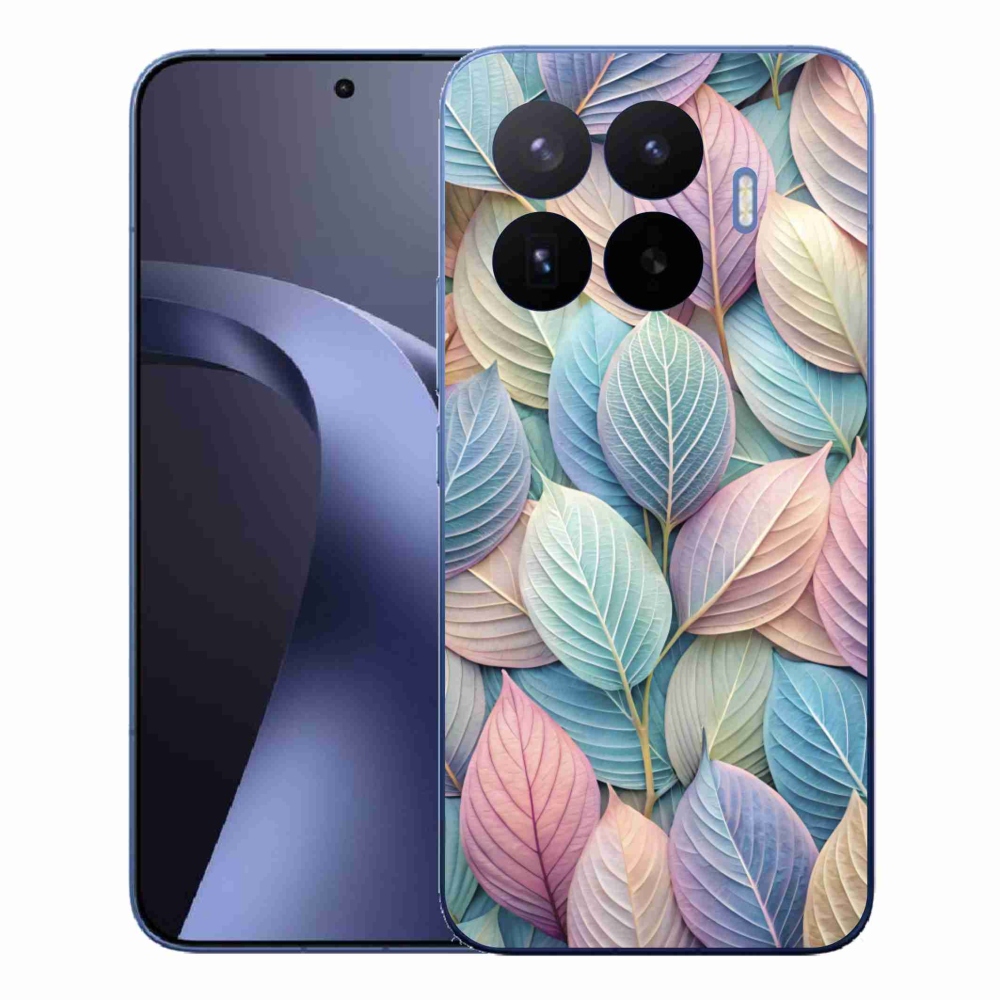 Gelový kryt mmCase na Xiaomi 17T Pro - pastelové listy