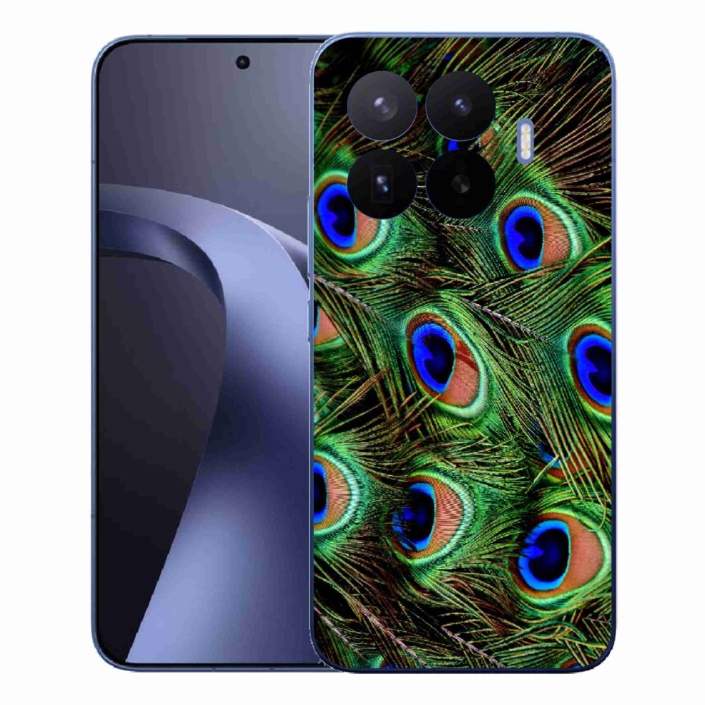 Gelový kryt mmCase na Xiaomi 17T Pro - paví peří